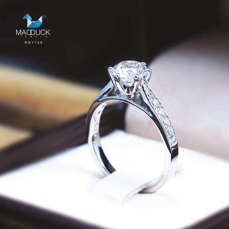 Couple ring set – CZ in 925 silver by Madduck Jewels