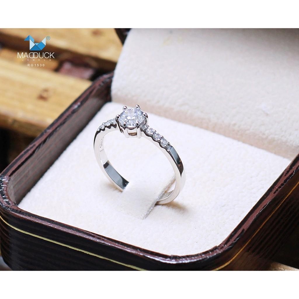 Couple ring set – CZ in 925 silver by Madduck Jewels