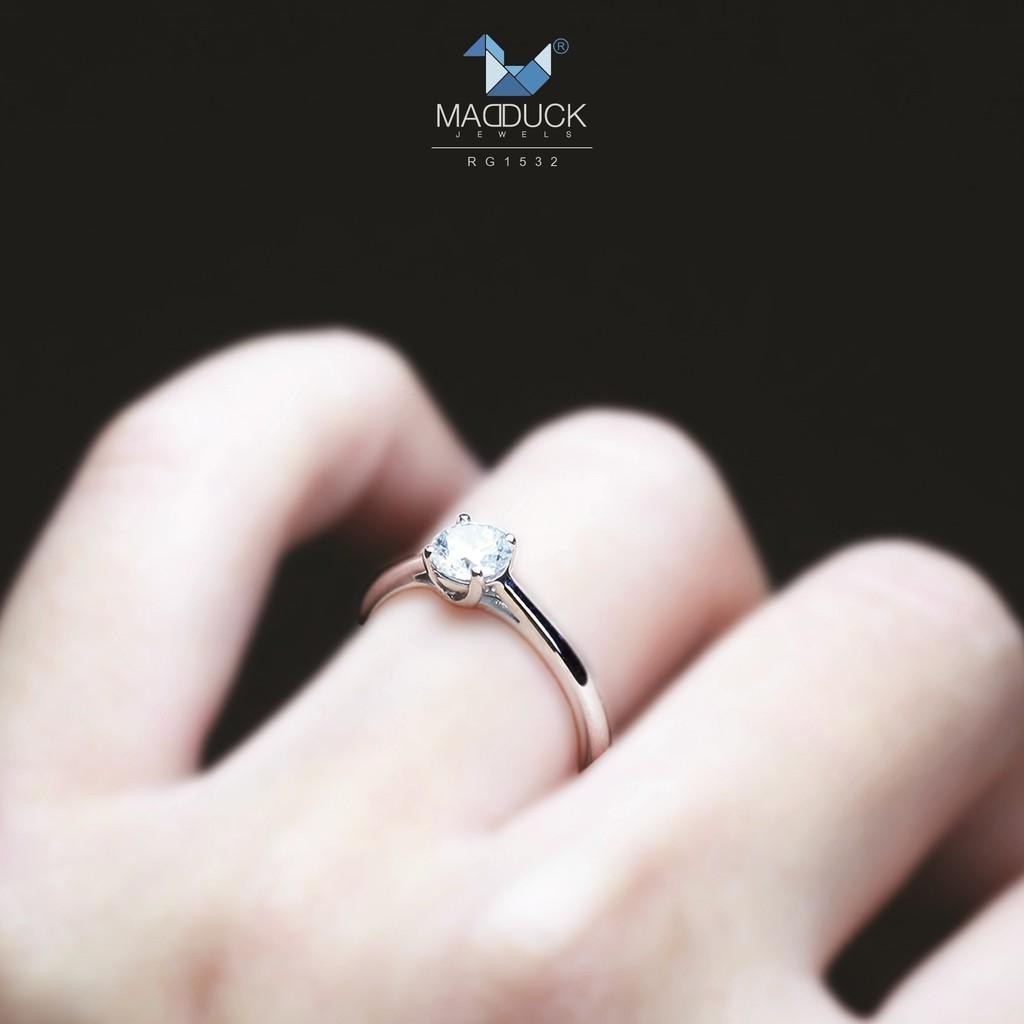 Couple ring set – CZ in 925 silver by Madduck Jewels