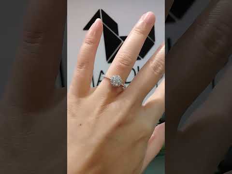 Cubic Zirconia / Sterling Silver 925 Ring / Rhodium plated Nickel-Free / MadDuckJewels RG1913