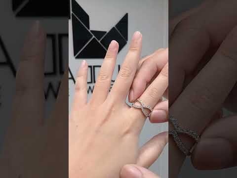 Cubic Zirconia / Sterling Silver 925 Ring / Rhodium plated Nickel-Free / MadDuckJewels RG1511