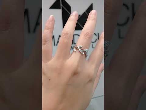 Cubic Zirconia / Sterling Silver 925 Ring / Rhodium plated Nickel-Free / MadDuckJewels RG1701