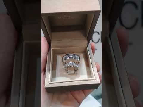 Cubiz Zirconia Sterling Silver 925 couple Rings with Rhodium plated / RG1905-RG1607