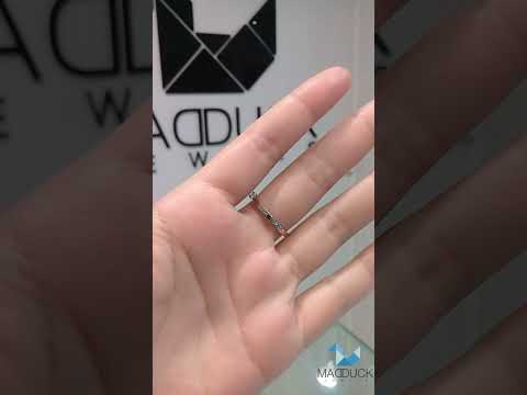 Cubic Zirconia / Sterling Silver 925 Ring / Rhodium plated Nickel-Free / MadDuckJewels RG1715