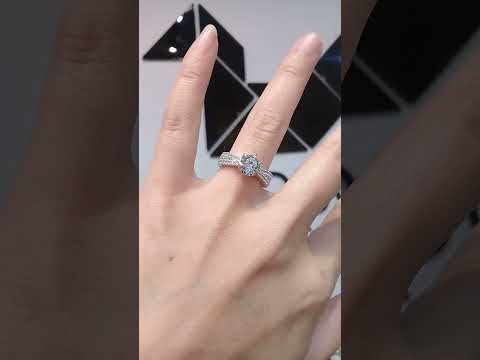 1 Ct. Cubic Zirconia / Sterling Silver 925 Ring / Rhodium plated Nickel-Free / MadDuckJewels RG1912