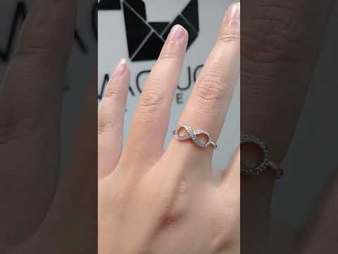 Cubic Zirconia / Sterling Silver 925 Ring / Rhodium plated Nickel-Free / MadDuckJewels RG1603