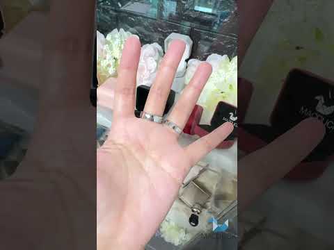 Madduckjewels แหวนเงินแท้ ชุบโรเดียม RG1479-RG1480