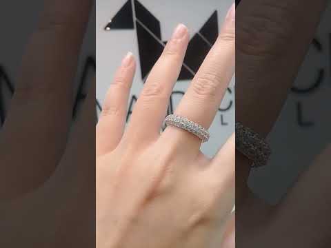 Cubic Zirconia / Sterling Silver 925 Ring / Rhodium plated Nickel-Free / MadDuckJewels RG1548