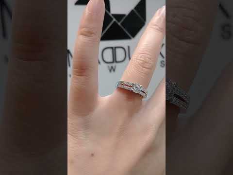 0.50 Cts Cubic Zirconia / Sterling Silver 925 Ring / Rhodium plated Nickel-Free / MadDuckJewels RG1502