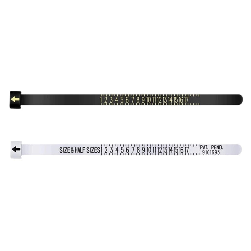 Ring Sizer Strip — US Size 1–17