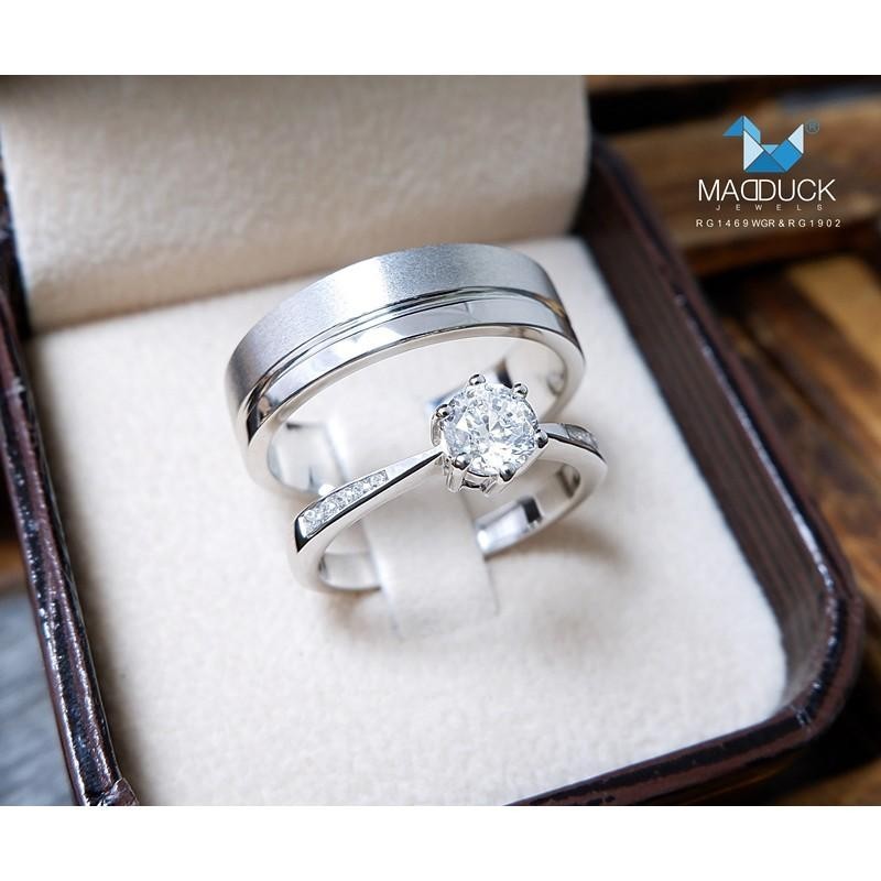 Couple ring set – CZ in 925 silver by Madduck Jewels