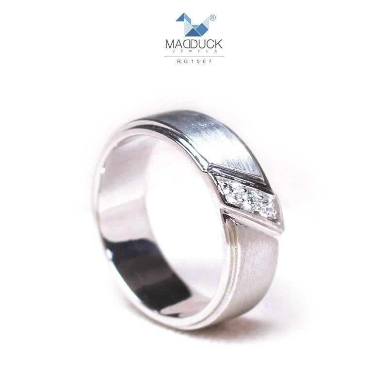 Couple ring set – CZ in 925 silver by Madduck Jewels