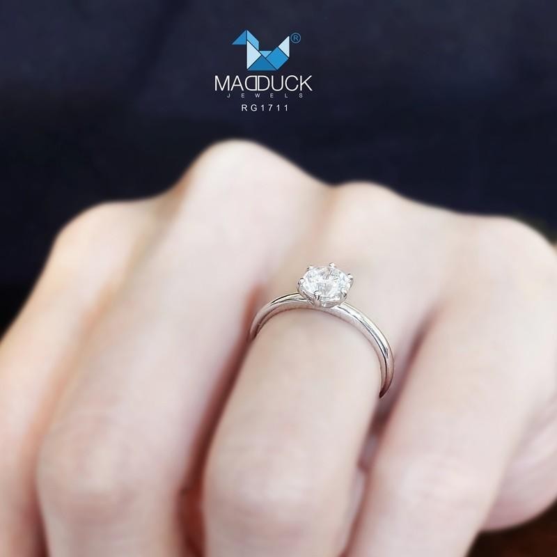 Women's ring – CZ in 925 silver by Madduck Jewels