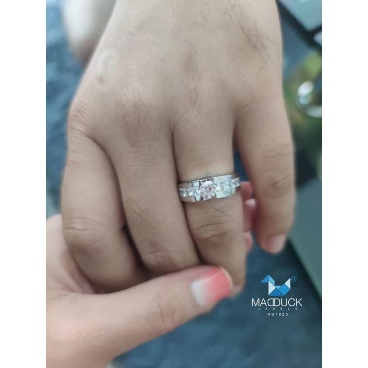 Unisex / male / female ring – CZ in 925 silver by Madduck Jewels