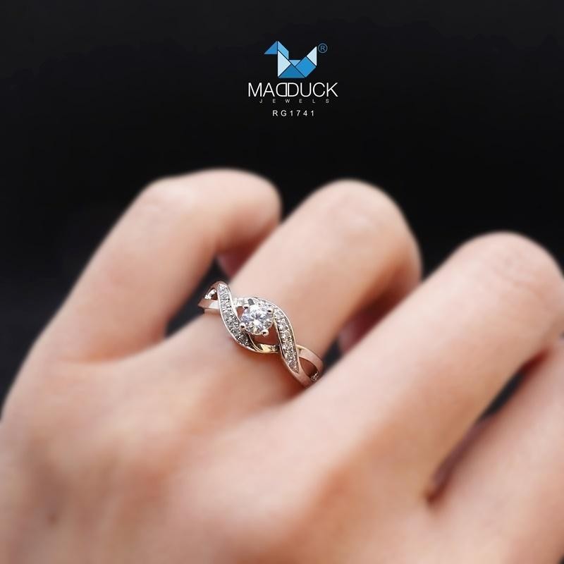 Women's ring – CZ in 925 silver by Madduck Jewels