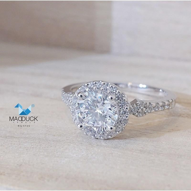Women's ring – CZ in 925 silver by Madduck Jewels