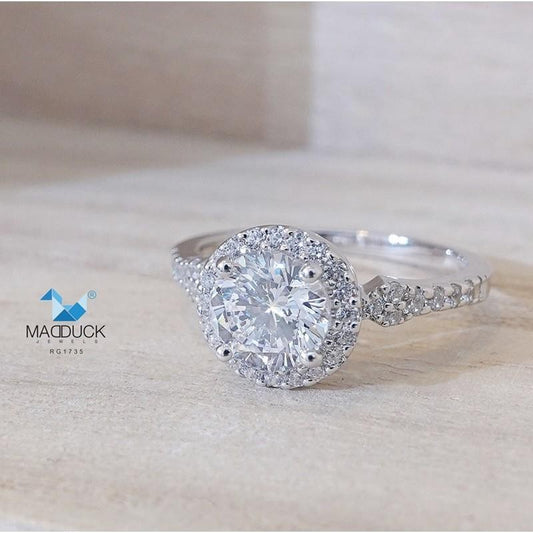 Women's ring – CZ in 925 silver by Madduck Jewels
