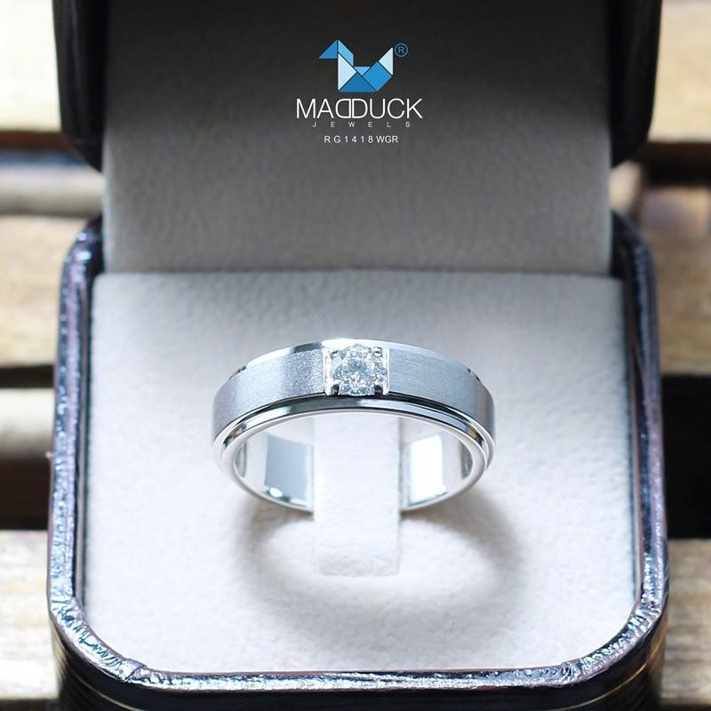 Couple ring set – CZ in 925 silver by Madduck Jewels