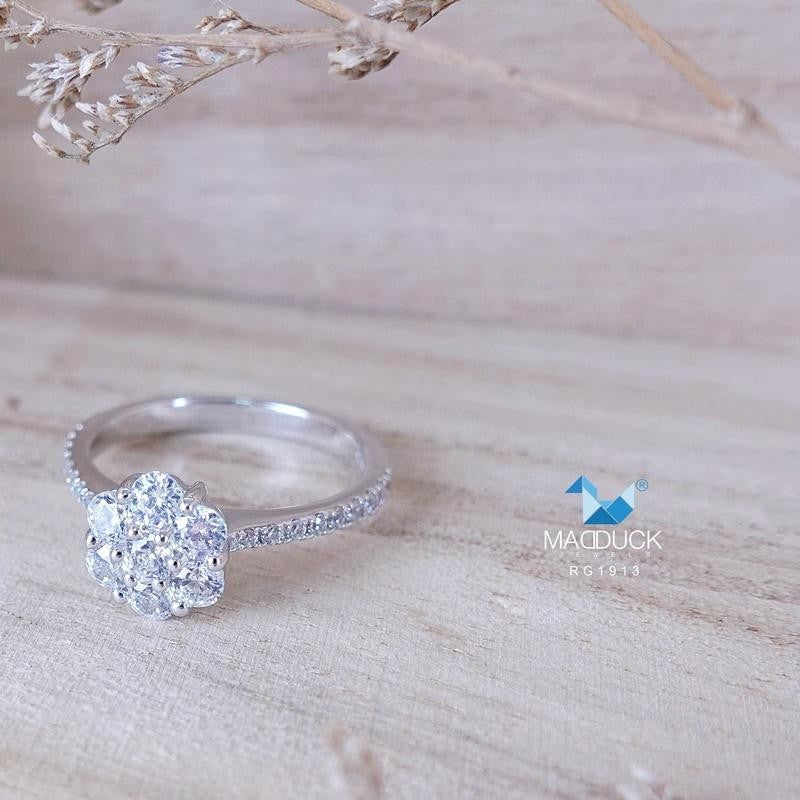 Women's ring – CZ in 925 silver by Madduck Jewels