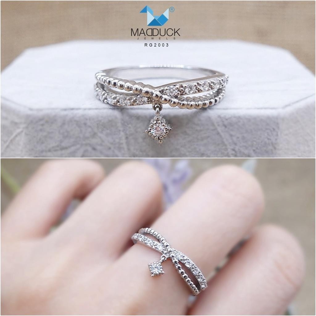Women's ring – CZ in 925 silver by Madduck Jewels