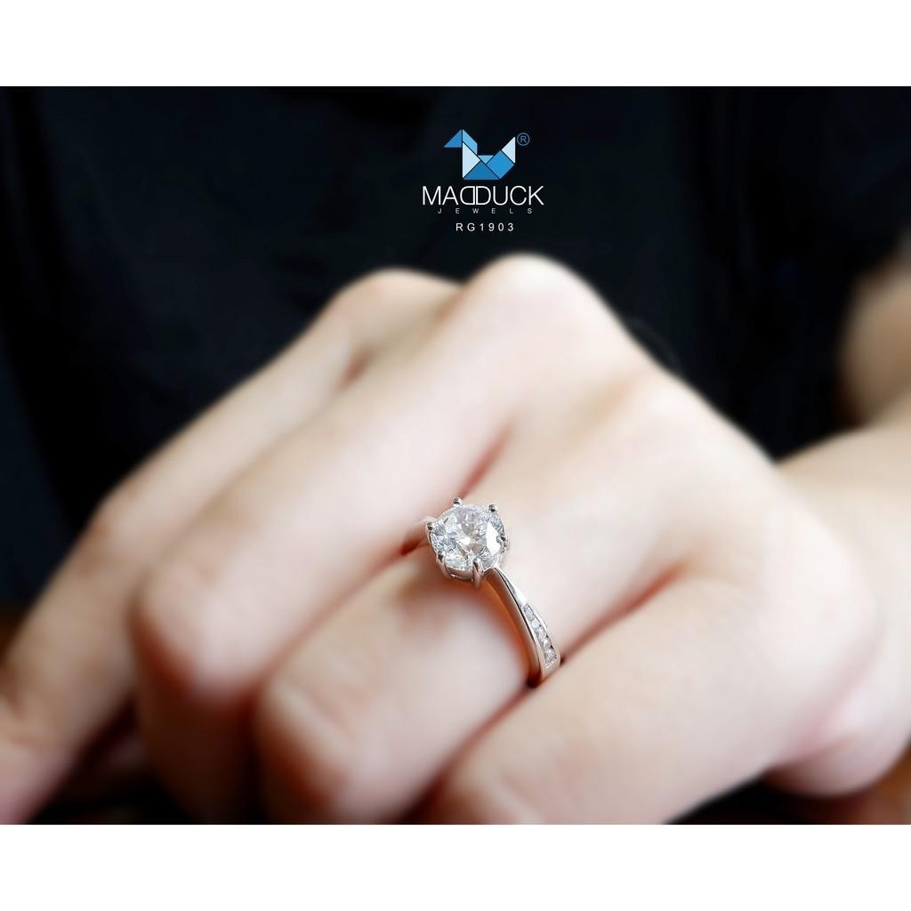 Couple ring set – CZ in 925 silver by Madduck Jewels