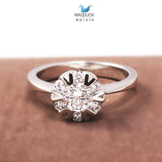 Women's ring – CZ in 925 silver by Madduck Jewels