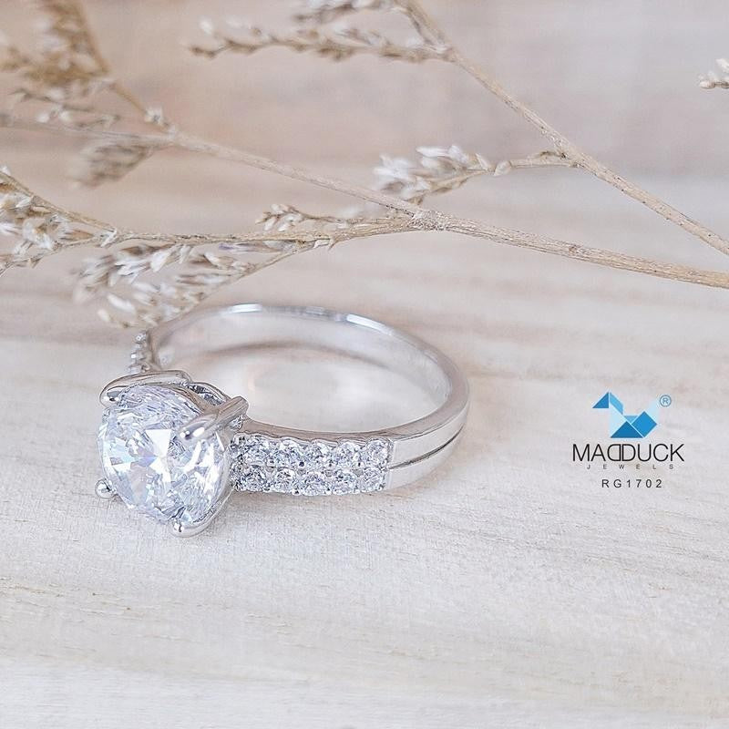 Women's ring – CZ in 925 silver by Madduck Jewels