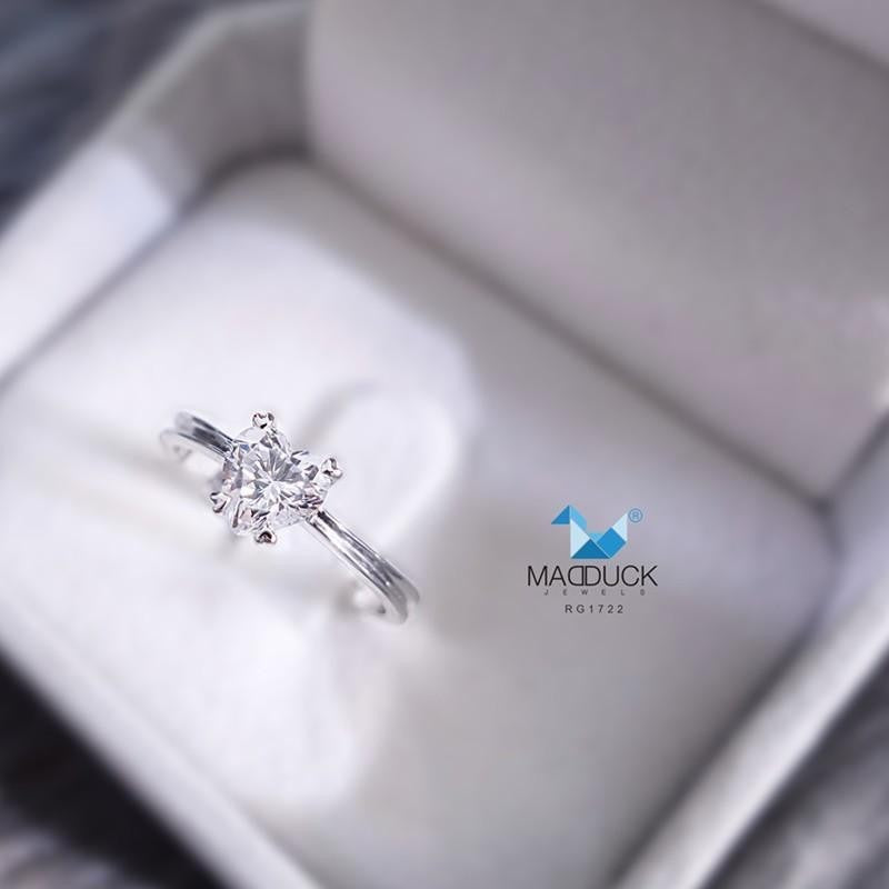 Women's ring – CZ in 925 silver by Madduck Jewels