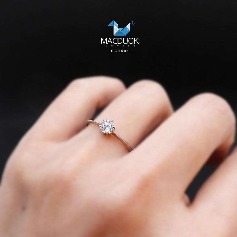 Women's ring – CZ in 925 silver by Madduck Jewels
