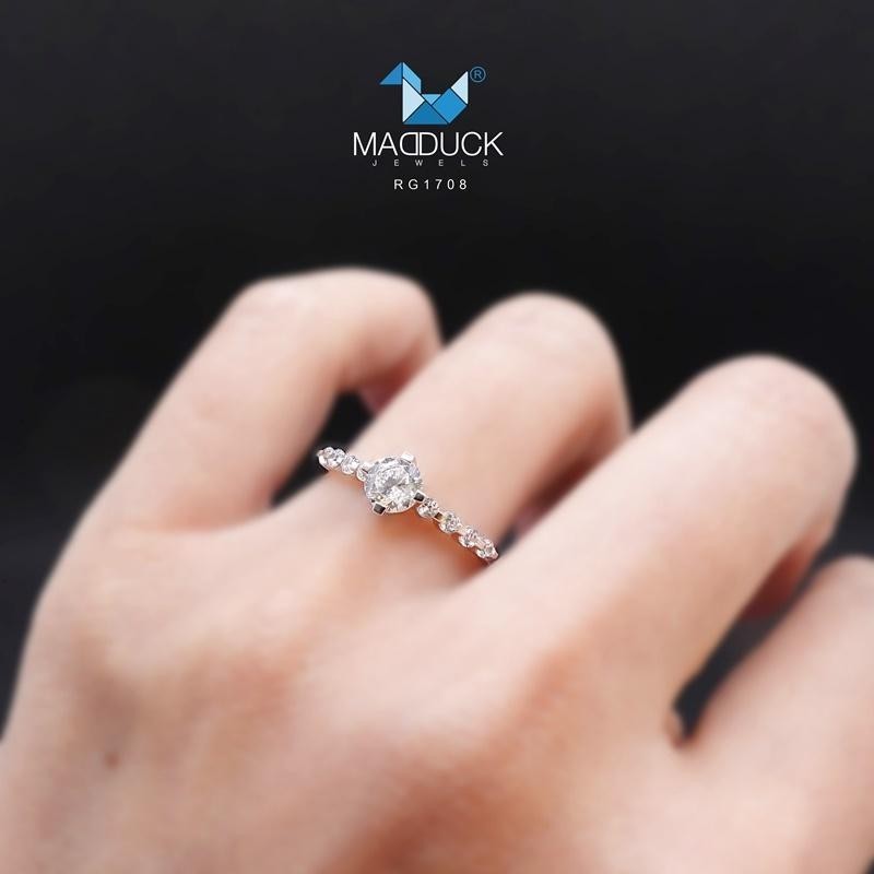 Women's ring – CZ in 925 silver by Madduck Jewels