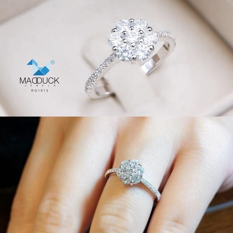 Women's ring – CZ in 925 silver by Madduck Jewels