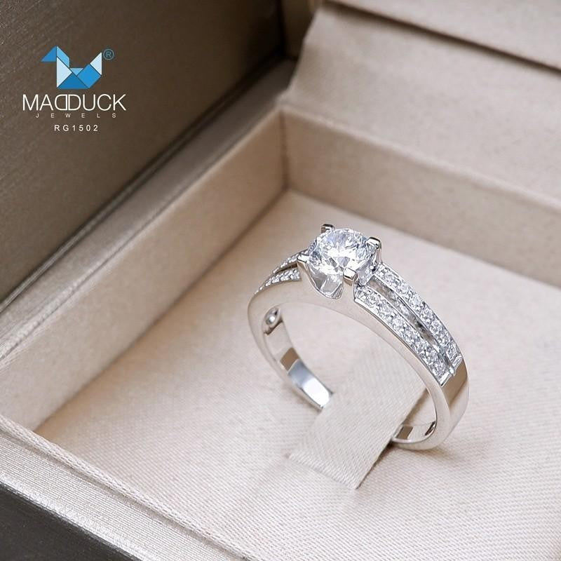 Women's ring – CZ in 925 silver by Madduck Jewels