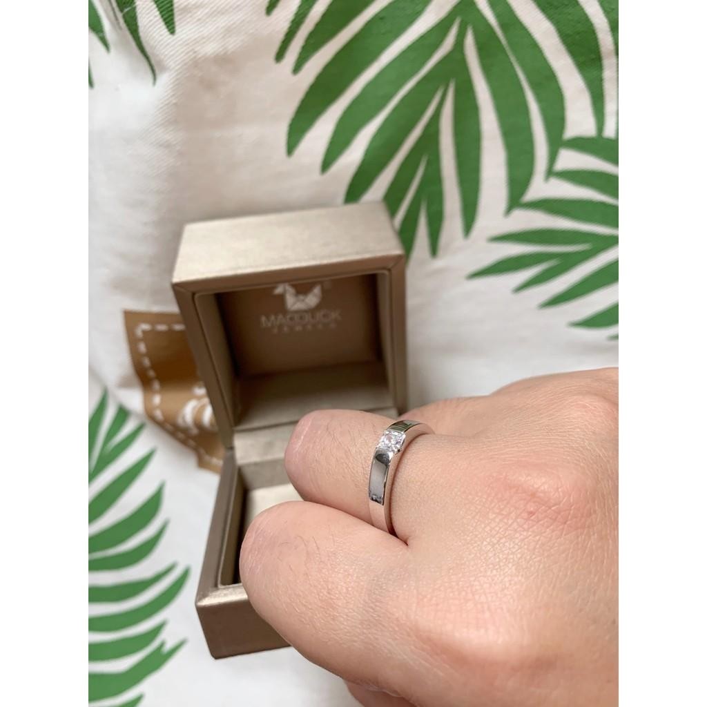 Unisex / male / female ring – CZ in 925 silver by Madduck Jewels