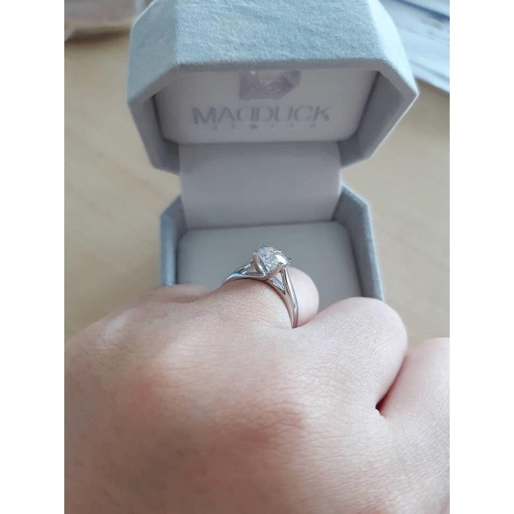 Women's ring – CZ in 925 silver by Madduck Jewels
