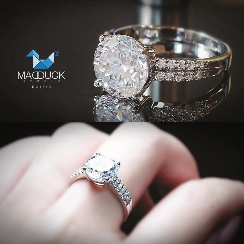 Women's ring – CZ in 925 silver by Madduck Jewels