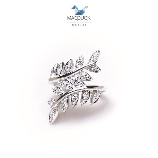 Women's ring – CZ in 925 silver by Madduck Jewels