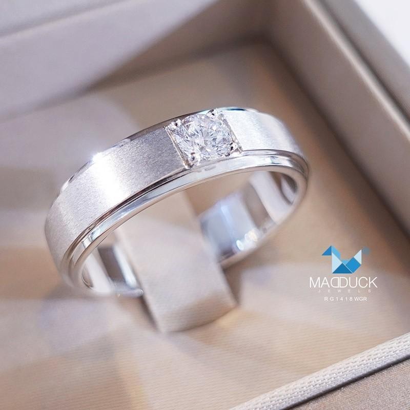 Unisex / male / female ring – CZ in 925 silver by Madduck Jewels