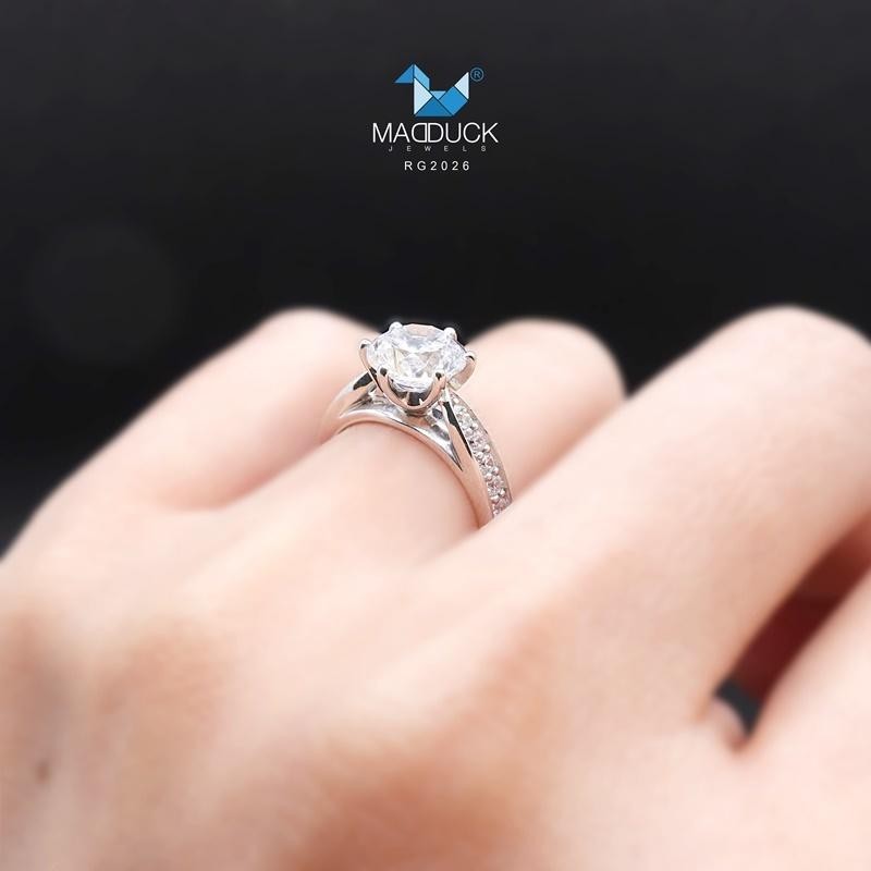 Women's ring – CZ in 925 silver by Madduck Jewels
