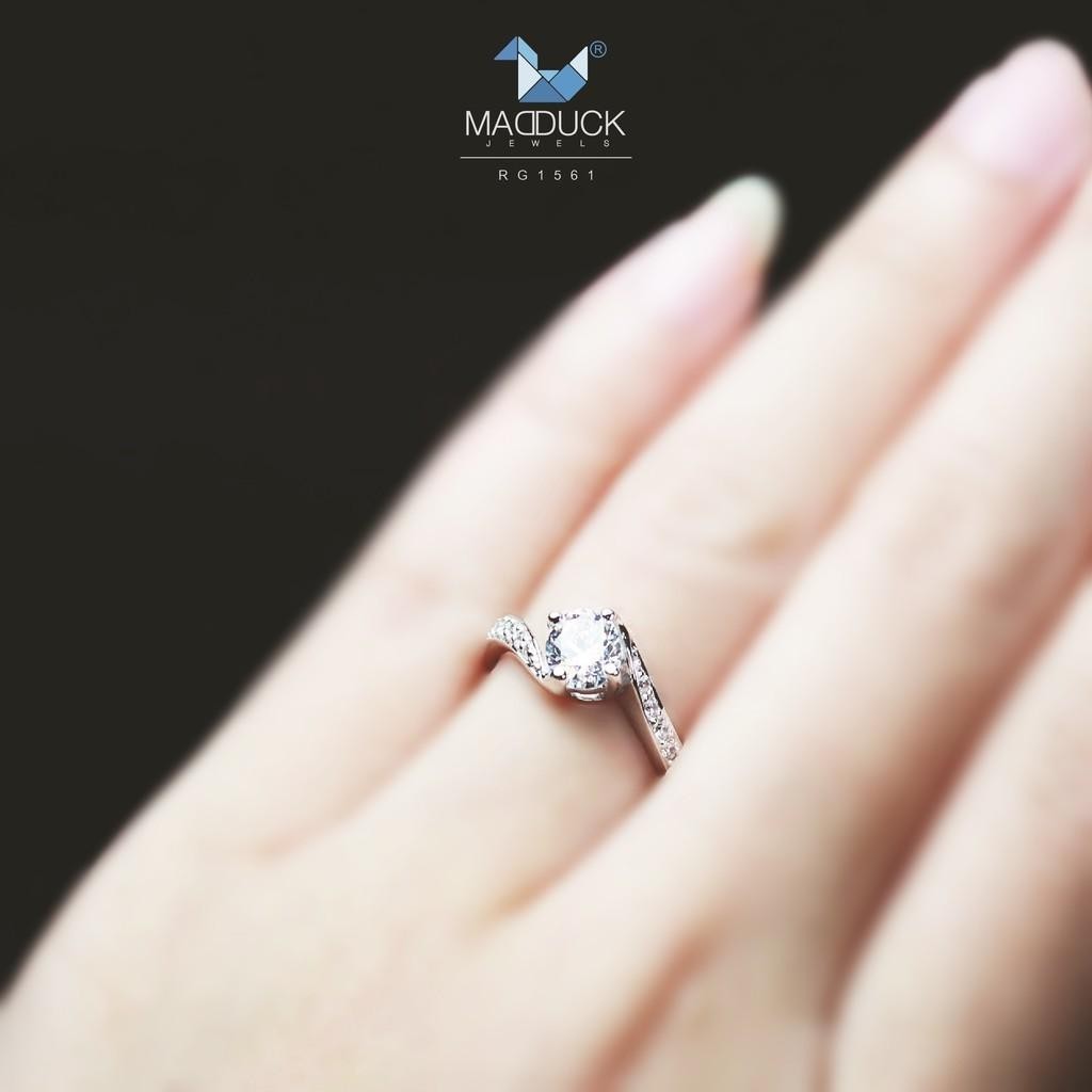 Women's ring – CZ in 925 silver by Madduck Jewels