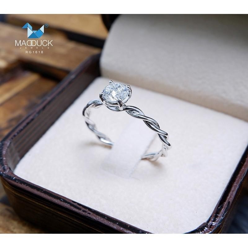 Couple ring set – CZ in 925 silver by Madduck Jewels