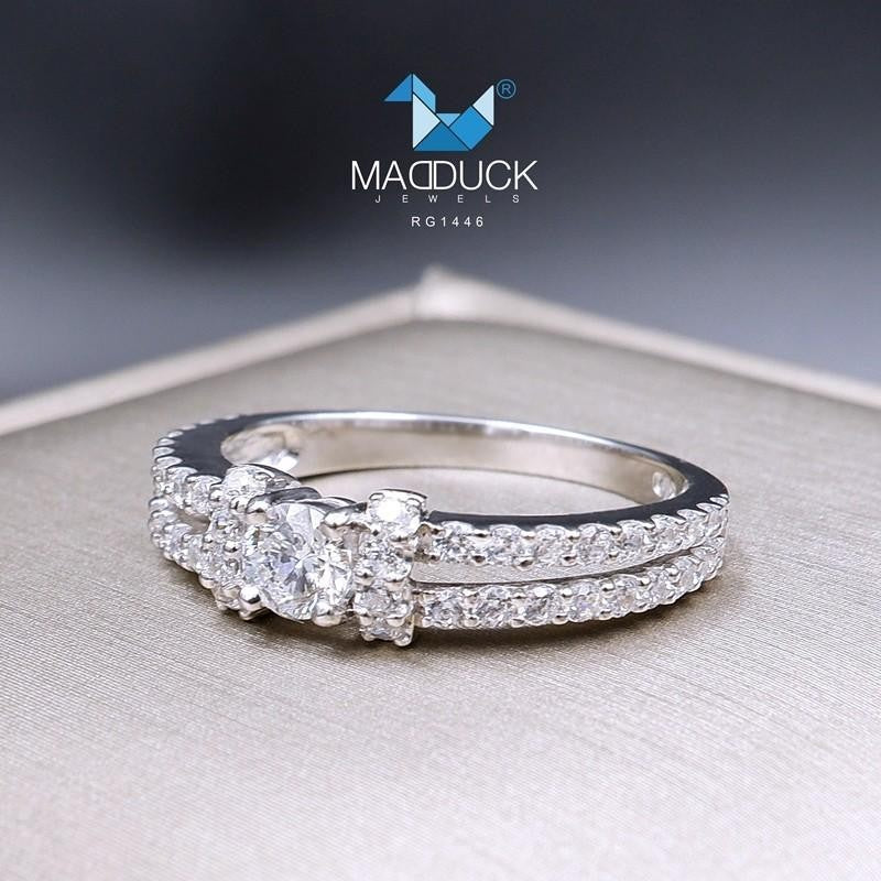 Women's ring – CZ in 925 silver by Madduck Jewels