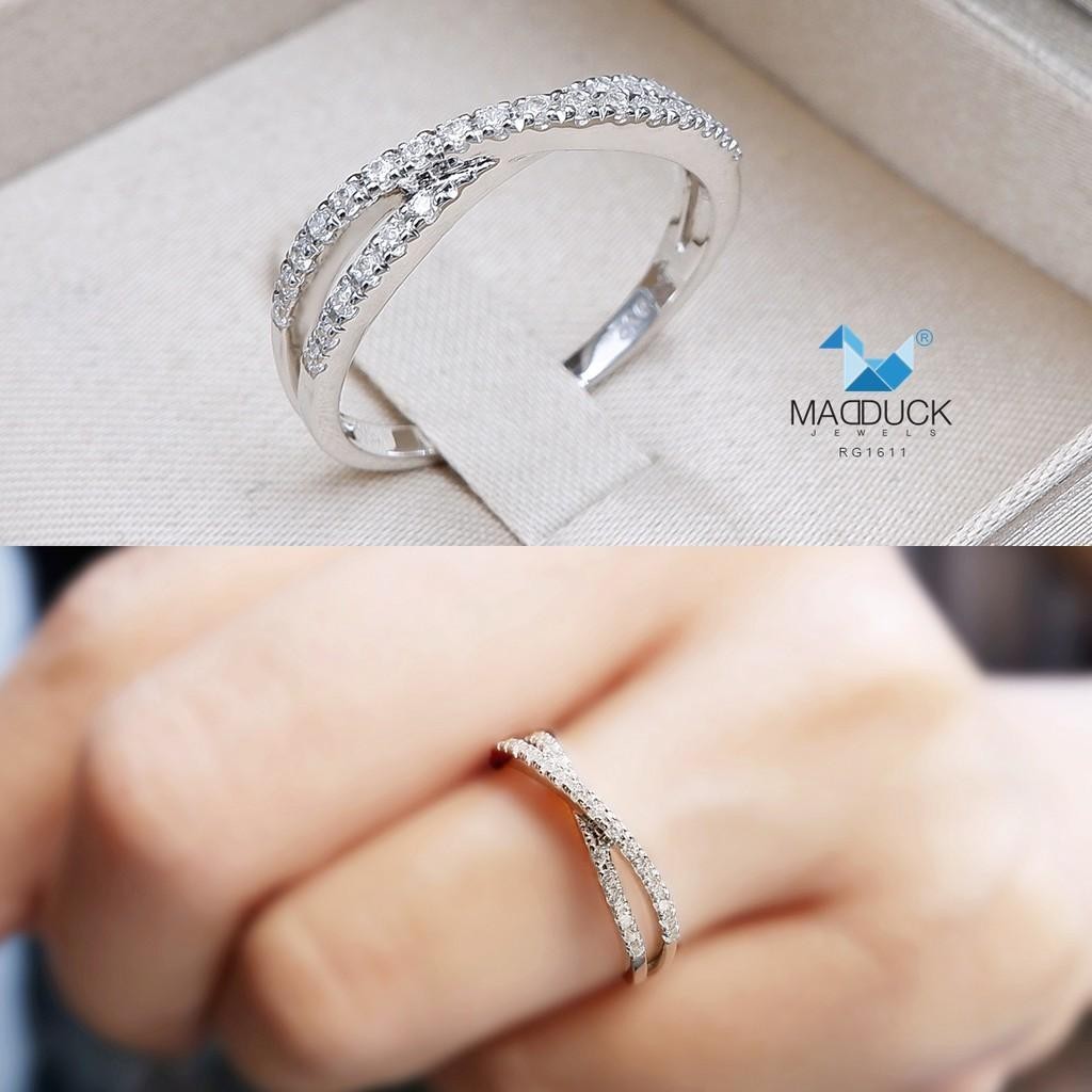 Women's ring – CZ in 925 silver by Madduck Jewels