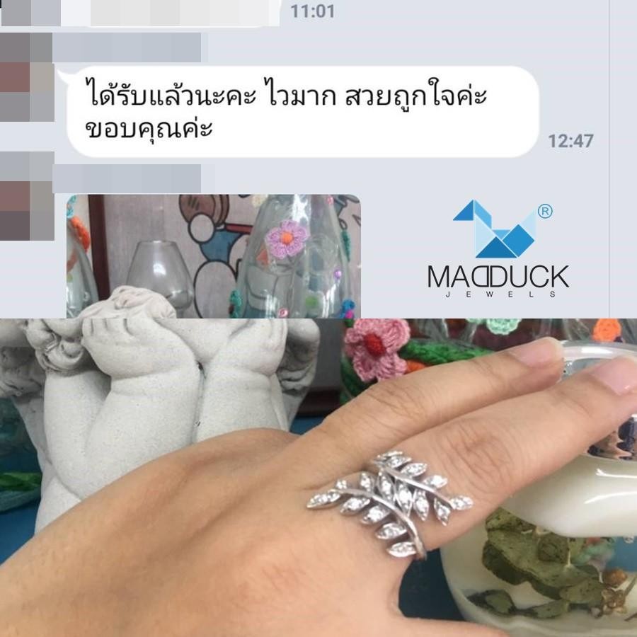 Women's ring – CZ in 925 silver by Madduck Jewels