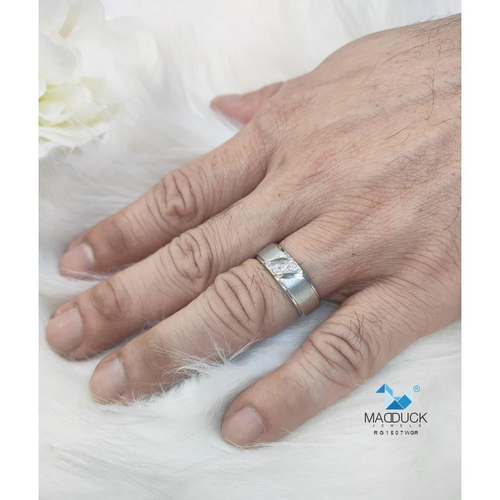 Couple ring set – CZ in 925 silver by Madduck Jewels