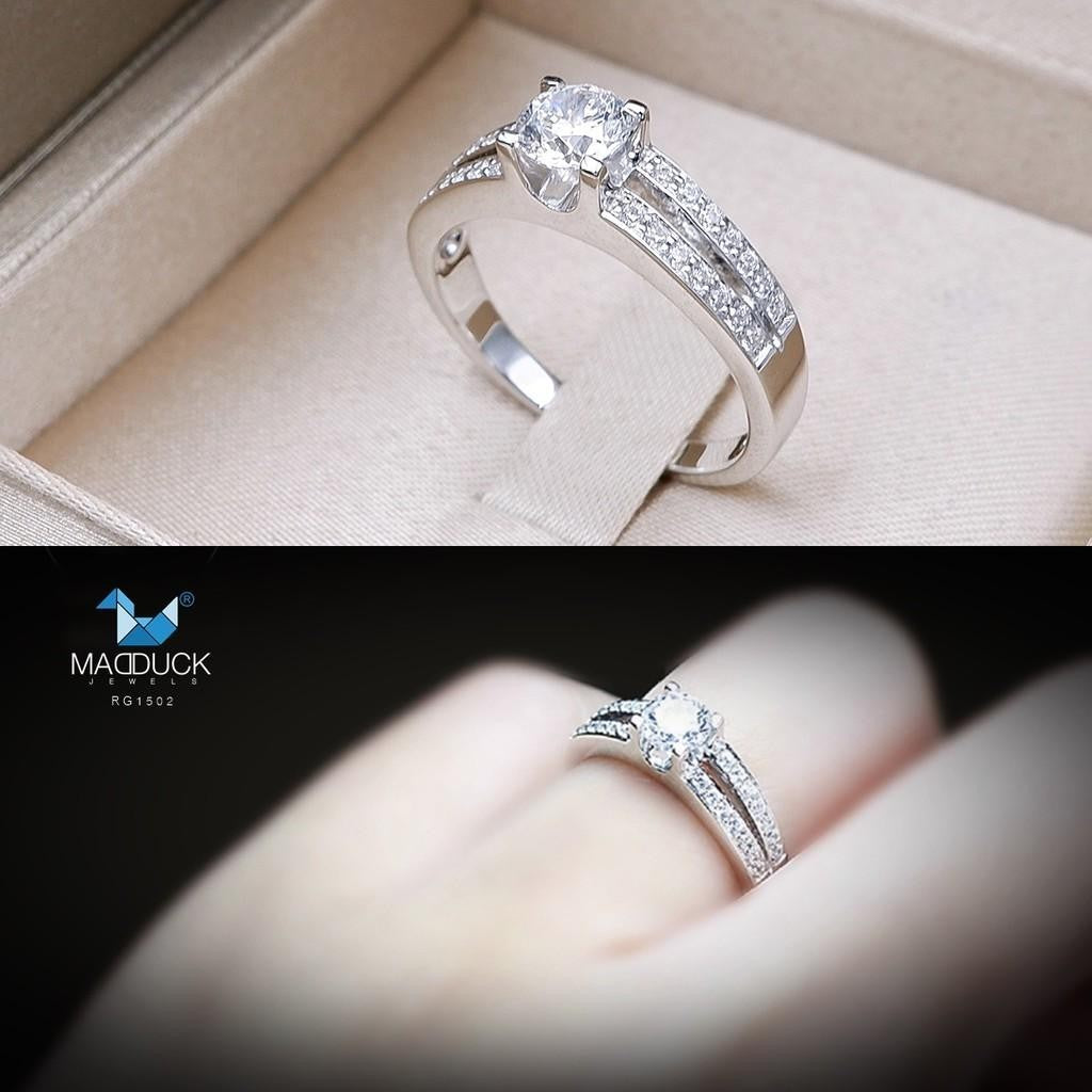 Women's ring – CZ in 925 silver by Madduck Jewels