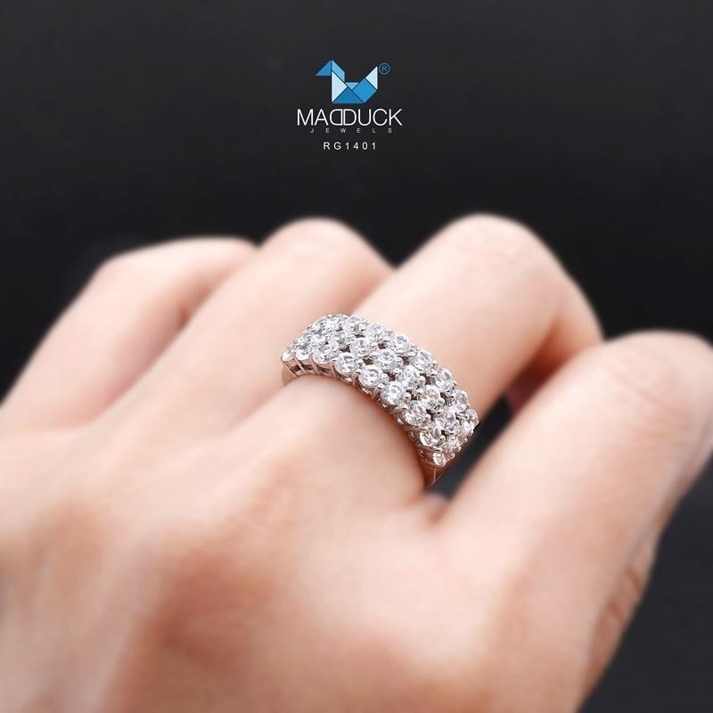 Women's ring – CZ in 925 silver by Madduck Jewels