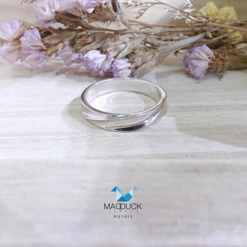 Unisex / male / female ring – CZ in 925 silver by Madduck Jewels