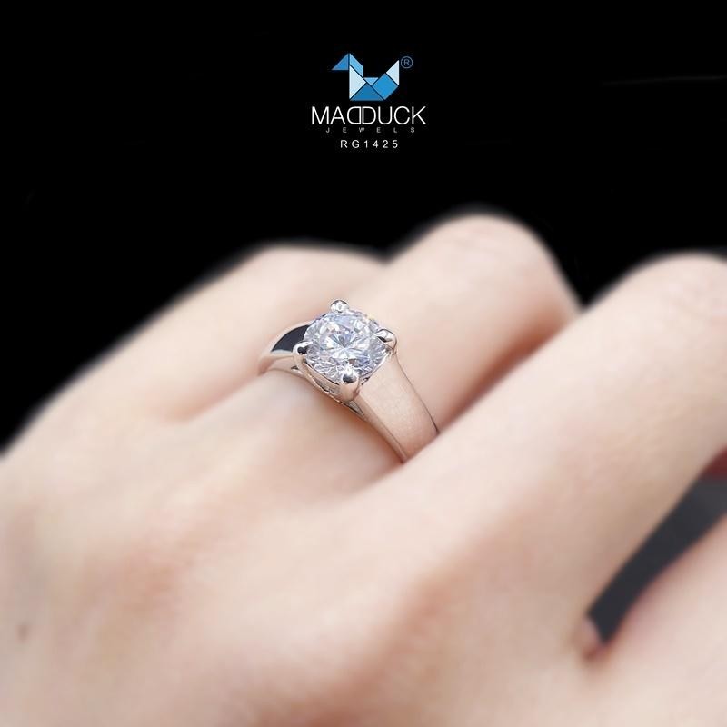 Women's ring – CZ in 925 silver by Madduck Jewels