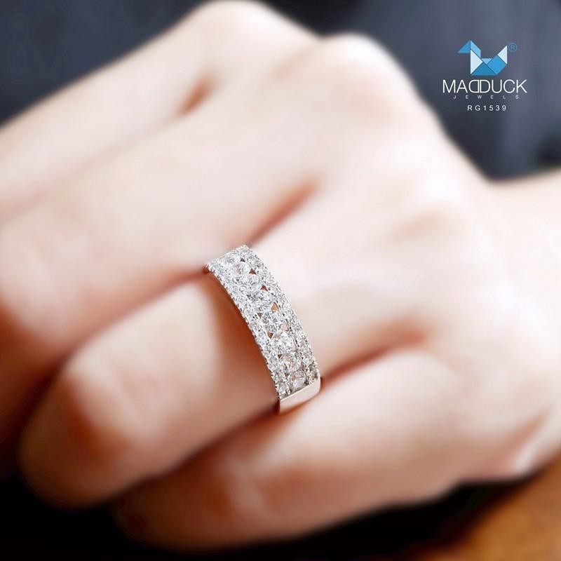 Women's ring – CZ in 925 silver by Madduck Jewels