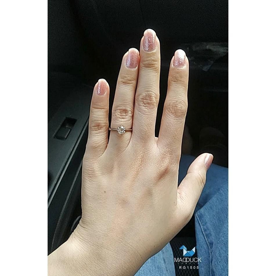 Women's ring – CZ in 925 silver by Madduck Jewels